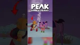 FIRST ZOMBIE AT THE PEAK? ironmouse #shorts #peak #peakgame