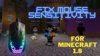 Fix Mouse Sensitivity For Minecraft 1.8 (SOLUTION)