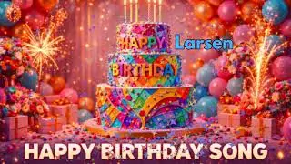 larsen Happy Birthday Song 🎵 | Happy Birthday Upbeat Remix | Top Birthday Remix 2026