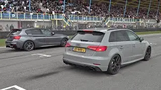 840HP Audi RS3 Sportback 8V G35-1050 vs BMW M140i xDrive
