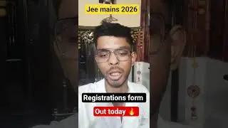 JEE Mains 2026 Registration Date Out | NTA Latest Update 🔥  JEE Mains 2026 Registration Kab Hoga