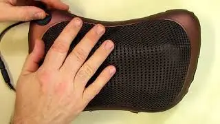 Electric Shiatsu Magnetic Heat Therapy Pillow Massager