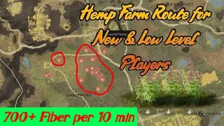[New World] Everfall Hemp Fiber Farm - 700+ Fiber per 10 min