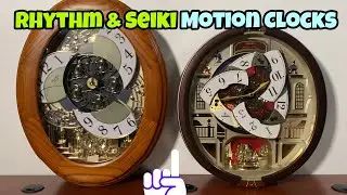 Музыкальные часы Seiko QXM554BRH и Rhythm 4MH852 ⭐ Gadgetify