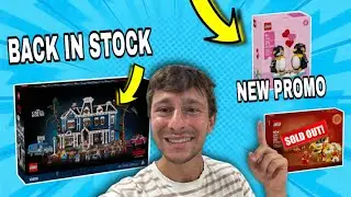 Распроданные наборы LEGO снова в наличии, и скоро новая акция!