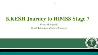 Aug'16 Webinar - A Journey to HIMSS Stage 7