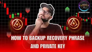 Crypto wallet ka recovery phrase and Private Key ka Backup kaise ley. #bitgetwallet #tokenpocket 