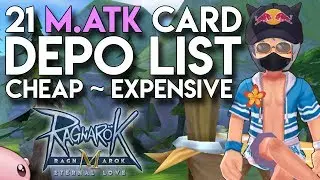 21 СПИСОК ДЕПОЗИТНЫХ КАРТ M.ATK, ОТ ДЕШЕВЫХ ДО ДОРОГОВЫХ - RAGNAROK MOBILE SEA