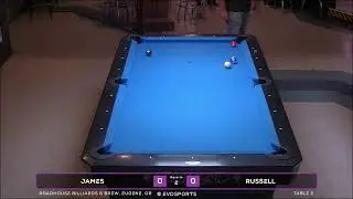 JAMES vs RUSSELL - ROADHOUSE BILLIARDS & BREW - TABLE 2 | EvoSports