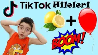 TİKTOK HAYAT HİLELERİ DENEDİK (Limon ile Balon Patlat)
