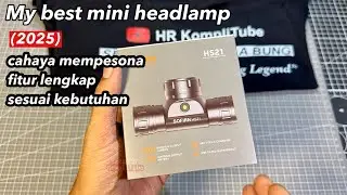 Senter kepala kecil super terang Sofirn HS21 banyak mode vs HS20 juga lo