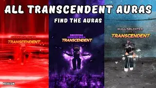 How To Get ALL TRANSCENDENT AURAS in Find The Auras (620) | Roblox