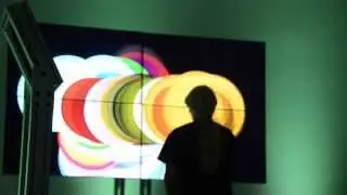 Leap Motion interactive art exhibit @ Gasparilla Arts Festival