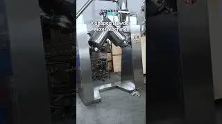 V-shaped Powder Mixer Machine, Dry Powder Blending Machine, Chemical Powder Mixer - Mill