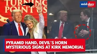 Symbolic SECRETS? Erika & Musk&rsquo;s STRANGE Hand Gestures at Charlie Kirk&rsquo;s Memorial Ignite Debate