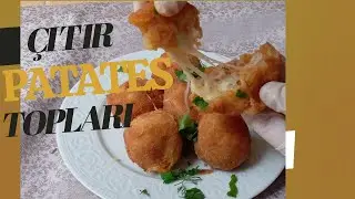Dışı &Ccedil;ıtır İ&ccedil;i Uzayan Kaşarlı Patates Topları 😍 Herkes Bu Tarifi Soruyor!