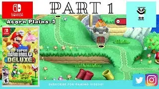 New Super Mario U Deluxe Part 1 Nintendo Switch PanBowsGaming