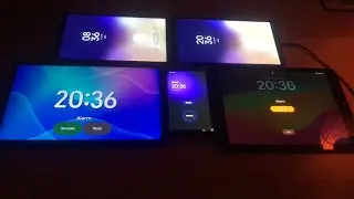 5 Phone/Tablets ringing alarms at the same time!