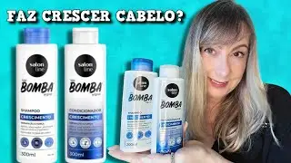 ✅SALON LINE BOMBA DE CRESCIMENTO shampoo e condicionador
