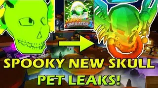 NEW SPOOKY SKULL PET LEAKS - Roblox Mining Simulator 2