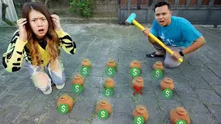 JANGAN SAMPAI SALAH PUKUL CELENGAN!! YANG BERUNTUNG DAPAT UANG TUNAI!!