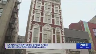 La MaMa theater reopens in NYC after renovation