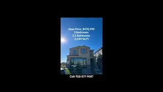 Mesquite Floor Plan of Sage Point Community by Beazer Homes in Centennial Las Vegas