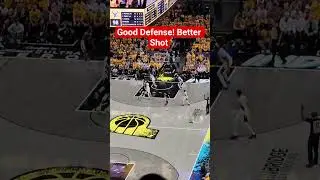 Nice 3 pointer! #handintheface #3pointshot