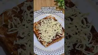 Mumbai Street Style Veg Cheese Sandwich🥪 #ytshorts #trending #shorts #viral #cooking #easyrecipe
