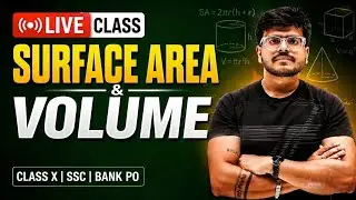 One Shot Surface Area & Volume | Class X SSC BANK PO | SHiNE Academy