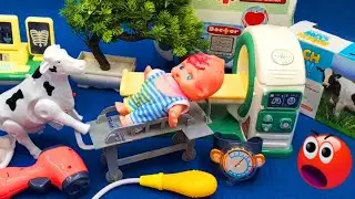 [🌟Toy ASMR🌟] 8💕 Minutes Satisfying with Unboxing Pinkfong Doctor toys & Ambulance ASMR | Review Toys