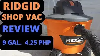 RIDGID Shop Vac Review/ 9 Gal. 4.25 php