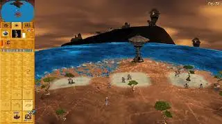 Populous 3 War of the Gods Level 10 A Sinking Feeling