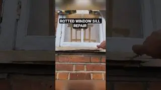 ROTTED WINDOW SILL REPAIR #rotted #windowsill #fibreglass