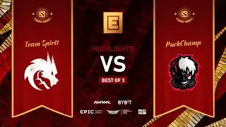 ЛУЧШИЕ МОМЕНТЫ ИГРЫ Team Spirit vs PuckChamp / DPC EEU 2021/22 Winter Tour: Division I