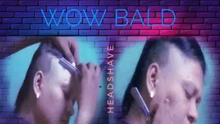 My wife's sideshave hairstyle. watching on my channel WOW BALD.