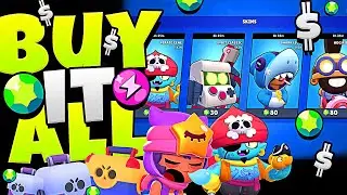 BUYING THE ENTIRE SHOP in BRAWL STARS