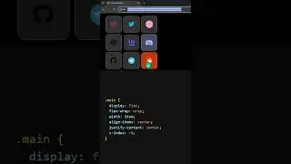 Social Media Icon Hover Animation in HTML & CSS | Glowing UI Effects #coding #htmlcss