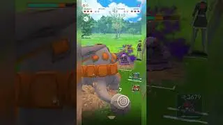 Shadow Grimer vs Rhyperior #BrokenOni #pokemongo #teamrocket