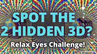 Hidden 3D Images &ndash; Can You Spot Them All 👀✨