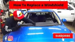 How To Remove and Install a Windshield #windshield #replacement #glass #removal