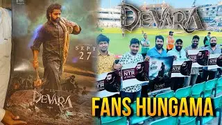 Devara Movie Fans Hungama | Devara Movie Hungama | Devara First Review | Tollywood Nagar