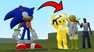 СОНИК ПРОТИВ NPCS! &mdash; Песочница Garry's mod