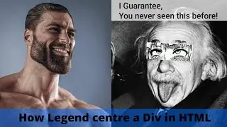 How legend centre a div in html |  How to centre a div in html css