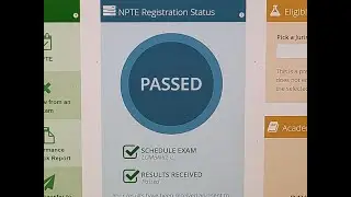 Adam's NPTE Story. PASSED THE NPTE!!!