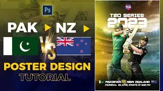Pakistan vs New Zealand Match | Poster Design  Babar Azam | Kane Williamson