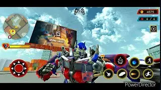 #Optimusprime vs #Megatron Multi Robot Transform: Truck Robot War Part3 (Cubic Game Studio)