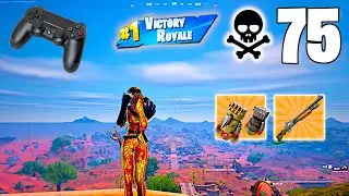 73 KILLS - SOLO vs SQUADS On PS4 Controller - Fortnite Chapter 5 Season 3 | High Kill Gameplay