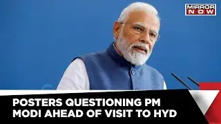 Anti Modi Posters In Hyderabad ahead Of PM's Visit To Telangana | Latest News