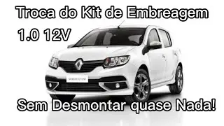 Como trocar o Kit de Embreagem sem Remover totalmente o Câmbio do Sandero 1.0 12V?